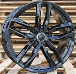 AUDI STYLE 1196 8X18 5X112 ET39 Glossy Black