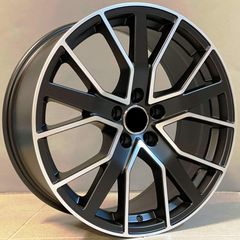 AUDI Style 1332 8.5×19 5×112 ET32 Black Matt Face Machined