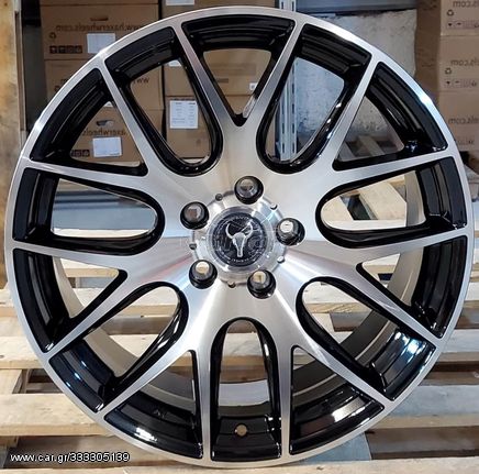 AUDI Style 135 8×18 5×112 ET35 Black Face Machined