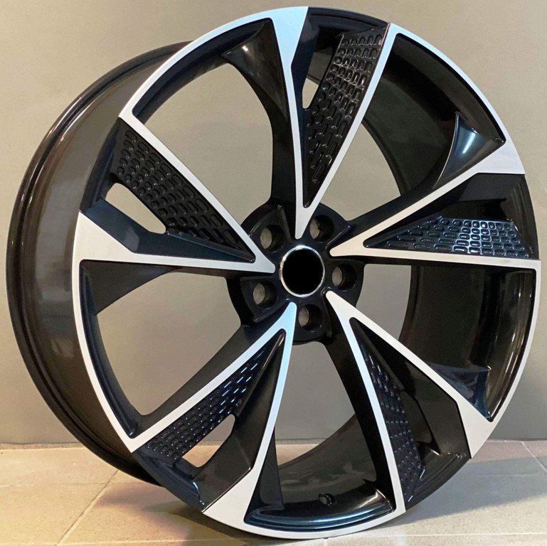 AUDI Style 1566 8×18 5×112 ET42 Black Face Machined