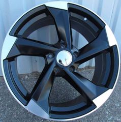 AUDI Style 150 8×18 5×112 ET35 Black Matt Face Machined