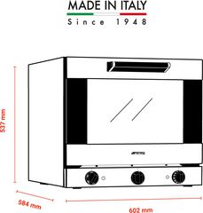 Κυκλοθερμικός φούρνος SMEG ALFA 43XMFDS (Αέρας και Grill)-thumb-2