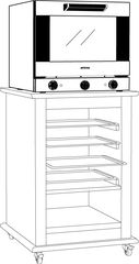 Κυκλοθερμικός φούρνος SMEG ALFA 43XMFDS (Αέρας και Grill)-thumb-6