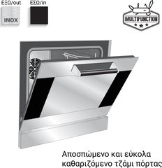 Κυκλοθερμικός φούρνος SMEG ALFA 43XMFDS (Αέρας και Grill)-thumb-5