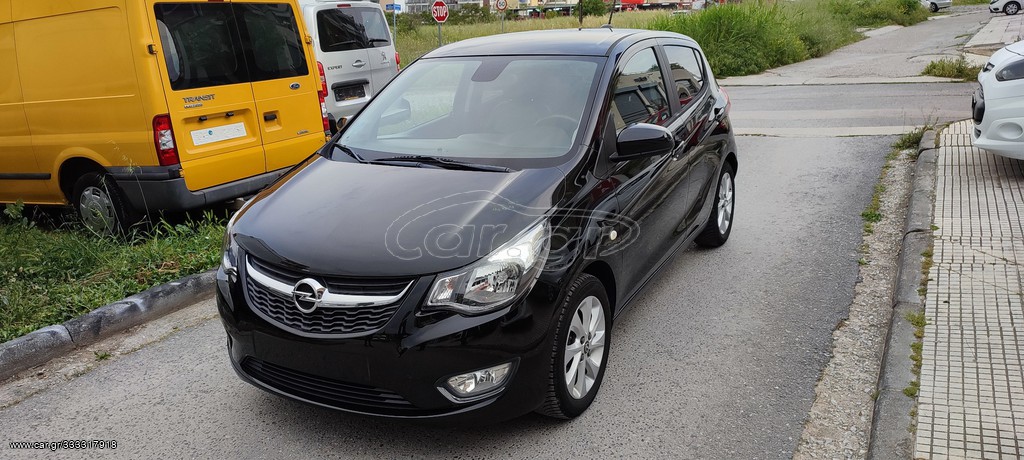 Opel Karl 2018 EURO 6 ΔΕΡΜΑΤΙΝΟ ΣΑΛΟΝΙ ΜΕ ΓΡΑΜΜΑΤΙΑ
