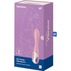 Satisfyer Air Pump Vibrator 2 Φουσκωτός Διεγέρτης Σημείου G Ροζ
