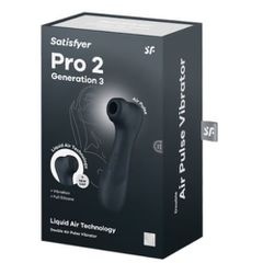 Satisfyer Pro 2 Generation 3 with Liquid Air Technology Dark Gre