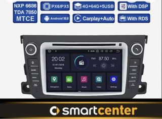 SMART 451 FORTWO (2010-2015) Android CD DVD 4GB GPS οθόνη (WI-FI ηχοσύστημα αφής 7" ιντσών OEM 4x60W εργοστασιακού τύπου) AK-6