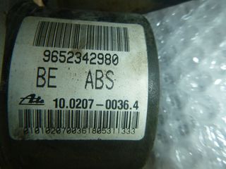 PEUGEOT 206 ΜΟΝΑΔΑ ABS 9652342980 ATE 10.0207-0036.4 10.0970-1114.3 10020700364 10097011143 5WK84108