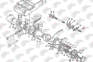 Ακραξόνιο δύχαλο Kubota: 66591-56524-thumb-1