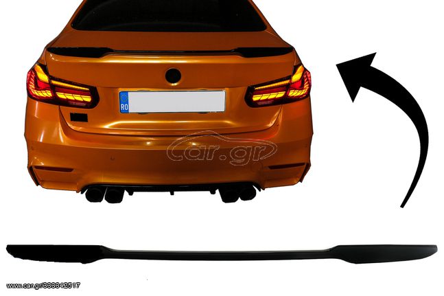 ΑΕΡΟΤΟΜΗ BMW 3 Series F30 (2011-2019) M4 CSL Design Μαύρο Γυαλιστερό