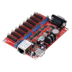GloboStar® TF-C6NUR 90386 LED Receiving Card 8 x HUB75 - Κάρτα Καναλιών για Ψηφιακές Οθόνες LED Video Wall Single Color W2048 x H64 & W1024 x H128 - Double Color W1024 x H64 - W512 x H128 - Gigabit Ne