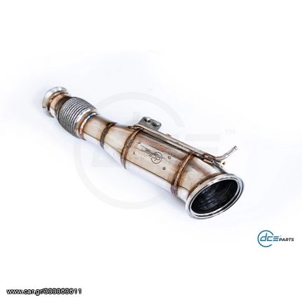 Downpipe 4.5" της DCE Parts για BMW B58 F & G Series M240I, M340I, M440I, 540I, 640I, 745E, 840I, Z4, Toyota Supra & XDrive (DP-B58-CL-OPF-VB)