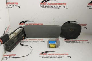 Αερόσακος  Set  FORD TRANSIT (1995-2000)     Αερόσακος οδηγού με τιμόνι(2 μπρίζα),συνοδηγού,2 προεντατήρες ζώνης,αισθητήρας κρούσης, ταινία, εγκέφαλος