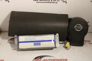 Αερόσακος Set NISSAN NAVARA D40 (2005-2010) οδηγού, συνοδηγού