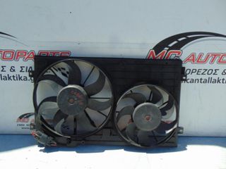 Βεντιλατέρ VW CADDY (2004-2010) 1K0121207T Διπλό σε πλαίσιο
