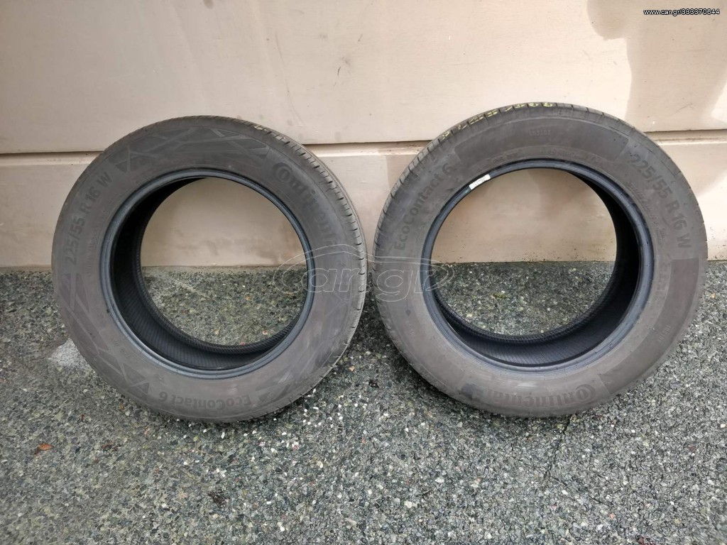 ΕΛΑΣΤΙΚΑ-2 ΤΕΜ- Continental EcoContact 6 -95W - 225/55R16W DOT2220