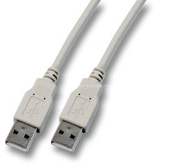 Kαλώδιο επέκτασης USB 2.0 Τύπου-Α αρσενικό σε USB 2.0  Τύπου-Α αρσενικό γκρι 5m 06.005.0021 OEM