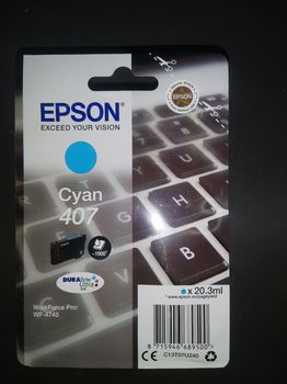 ΜΕΛΑΝΙ EPSON 407 CYAN