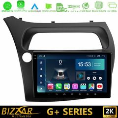 Bizzar G+ Series Honda Civic 8core Android12 6+128GB Navigation Multimedia Tablet 9″
