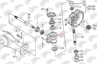 Γόνατο 4x4 Iseki: 1560-433-001-40-thumb-1