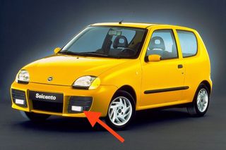 Fiat Seicento Sporting 2001-> σίτες προφυλακτήρα