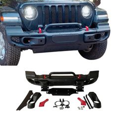 Jeep Wrangler 2018+ Μπροστά Προφυλακτήρας (10th Anniversary Long) Με U Bar & Σηκώματα