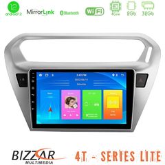 Bizzar 4T Series Citroën C-Elysée / Peugeot 301 4Tore Android12 2+32GB Navigation Multimedia Tablet 9″