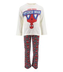 Παιδική πιτζάμα SpiderMan βαμβακερή, Χρώμα Λευκό