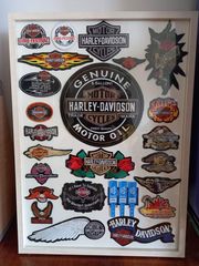 HARLEY DAVIDSON  PATCHES  ORIGINAL 24 TMX   Καινούργια σε κάδρο 70χ40