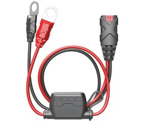 Ο ακροδέκτης X-Connect Eyelet Terminal επιτρέπει τη γρήγορη σύνδεση ενός φορτιστή μπαταρίας σε οποιαδήποτε μπαταρία. Αντικαταστείστε έναν χαμένο σύνδεσμο ή τοποθετήστε έναν μόνιμα στη μοτοσυκλέτα, το