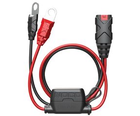 Ο ακροδέκτης X-Connect Eyelet Terminal επιτρέπει τη γρήγορη σύνδεση ενός φορτιστή μπαταρία σε οποιαδήποτε μπαταρία. Αντικαταστείστε έναν χαμένο σύνδεσμο ή τοποθετήστε έναν μόνιμα στη μοτοσυκλέτα, το A
