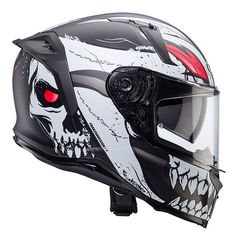 Caberg Avalon-X Punk Matt Grey/White/Red-thumb-1