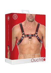 Chest Bulldog Harness Red-thumb-2
