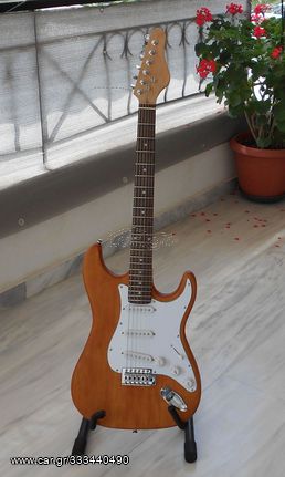 Modded strat clone, scalloped neck