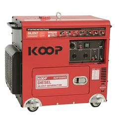 KOOP Γεννήτρια 8.3kva με πετρελαιοκινητήρα 12.3hp kdf 9500q 220V χαμηλού θορύβου με μίζα μπαταρία(116360)