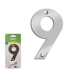 ΑΡΙΘΜΟΣ 10CM 9 INOX AMIG 6777