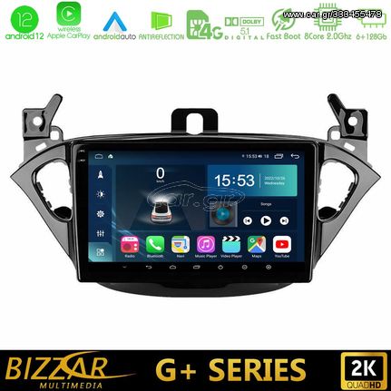 Bizzar G+ Series Opel Corsa E/Adam 8core Android12 6+128GB Navigation Multimedia Tablet 9″