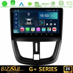 Bizzar G+ Series Peugeot 207 8core Android12 6+128GB Navigation Multimedia Tablet 9″