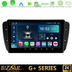 Bizzar G+ Series Seat Ibiza 2008-2012 8Core Android12 6+128GB Navigation Multimedia Tablet 9″