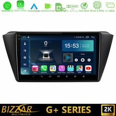 Bizzar G+ Series Skoda Fabia 2015-2021 8core Android12 6+128GB Navigation Multimedia Tablet 9″