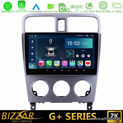 Bizzar G+ Series Subaru Forester 2003-2007 8core Android12 6+128GB Navigation Multimedia Tablet 9″