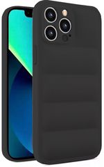 Θήκη Puffer για Apple iPhone 12 Pro Max - Μαύρο