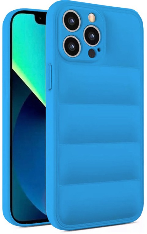 Θήκη Puffer για Apple iPhone 12 Pro Max - Μπλε