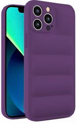 Θήκη Puffer για Apple iPhone 12 Pro Max - Σκούρο Μωβ