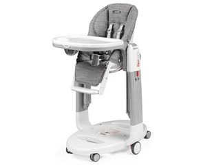 Peg Perego Παιδική Καρέκλα Φαγητού Tatamia Wonder Grey & Δώρο Μαξιλαράκι Baby Cushion