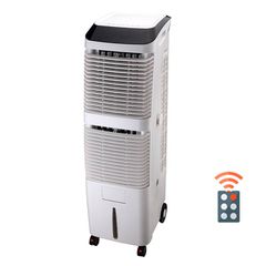 Air Cooler Evaporative ισχύος 180w 30lt με τηλεχειριστήριο λειτουργίας ιδανικό για κάλυψη 10-25m²
