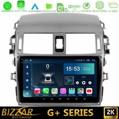 Bizzar G+ Series Toyota Corolla 2008-2010 8core Android12 6+128GB Navigation Multimedia Tablet 9″