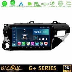 Bizzar G+ Series Toyota Hilux 2017-2021 8core Android12 6+128GB Navigation Multimedia Tablet 10″