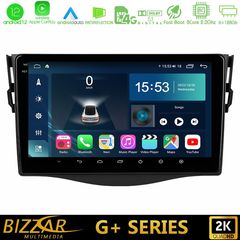 Bizzar G+ Series Toyota RAV4 8core Android12 6+128GB Navigation Multimedia 9″